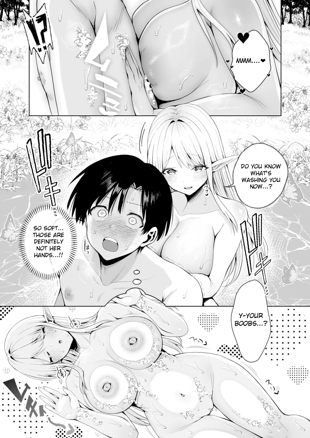 Hentai Manga Comic-Summoned to Another World as a Breeder (Savior), I Get Spoiled and Have Non-Stop Sex with my Elf Mommy-Read-38